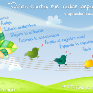 Los beneficios de cantar…